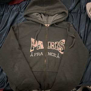 Paris France Zip up